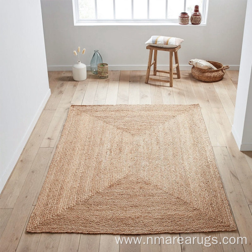 High quality handmade natural jute braided area rugs